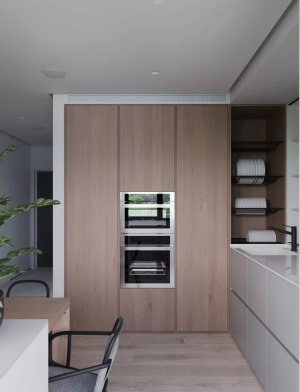 50平米小戶型現代簡約風格一居室廚房裝修效果圖