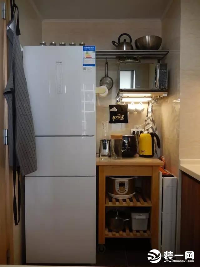 88平三居室北欧风格厨房电器效果图