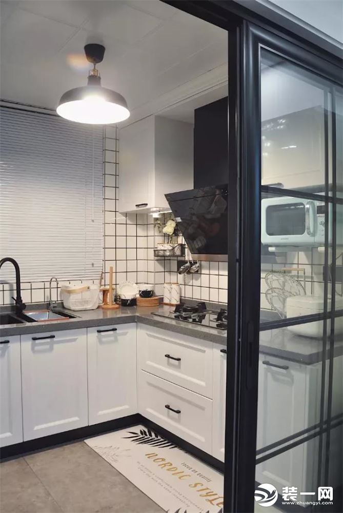 65平米一居室北欧风格厨房装修效果图