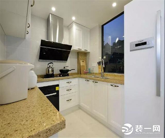 保定漢都城三居室140平米美式风格装修案例效果