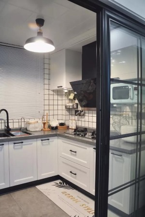 65平米一居室北欧风格厨房装修效果图