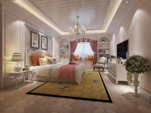150平地中海风格卧室装修效果图