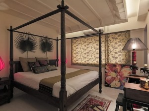 110平米东南亚风格卧室装修效果图