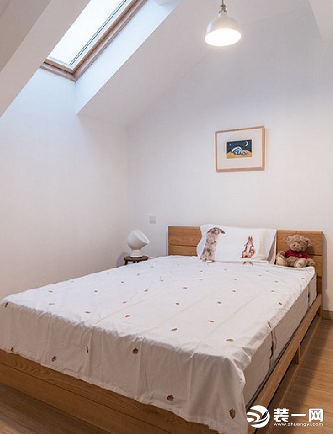 北欧风格80平米小户型复式楼卧室装修效果图