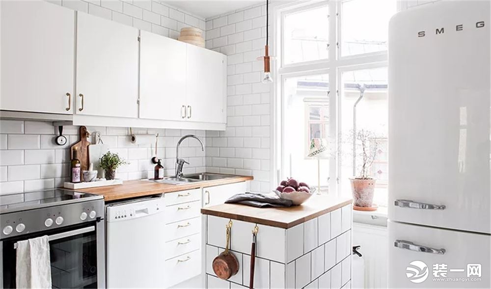 50平米北欧风格复式小公寓厨房装修效果图