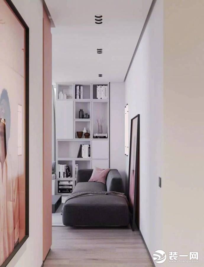 60平米小户型极简风格走廊装修效果图