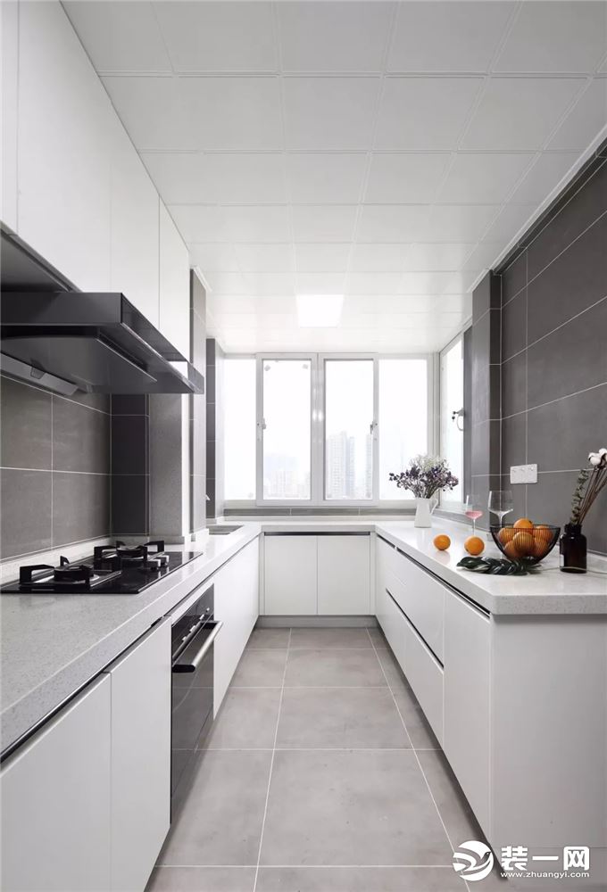 北欧风格140平四居室厨房装修效果图