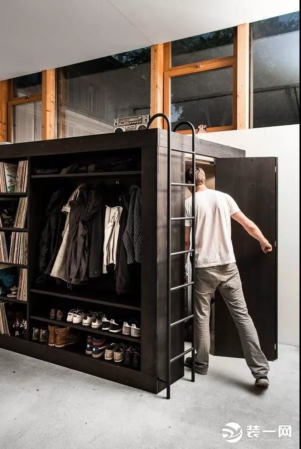 衣柜设计小户型高架床设计效果图展示