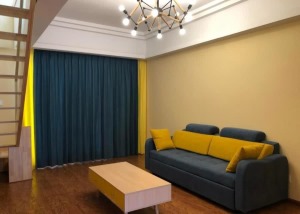 42平复式单身公寓客厅装修效果图