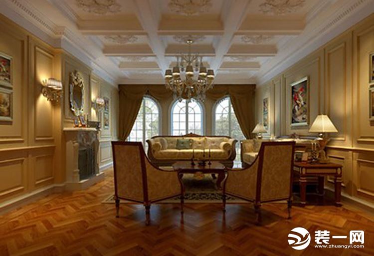 新古典客厅装修效果图复古设计装饰