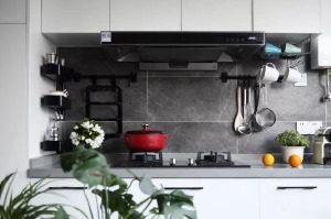 北欧风格小户型公寓厨房橱柜装修效果图