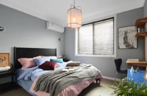 北欧风格小户型公寓主卧卧室装修效果图