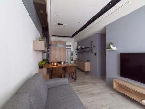 现代风格70平米小户型客厅装修效果图