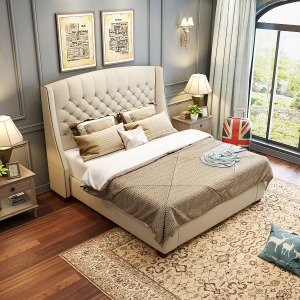 170平大户型美式风格卧室装修效果图