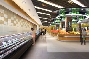 现代风格超市装修效果图