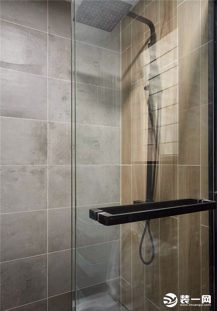北欧风格120平三室两厅淋浴房装修效果图