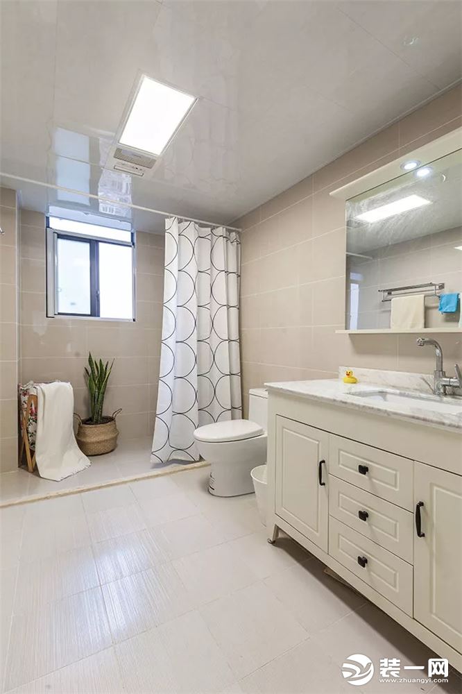 120平米四室一厅北欧风格浴室卫生间装修效果图