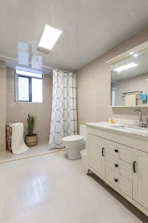 120平米四室一厅北欧风格浴室卫生间装修效果图