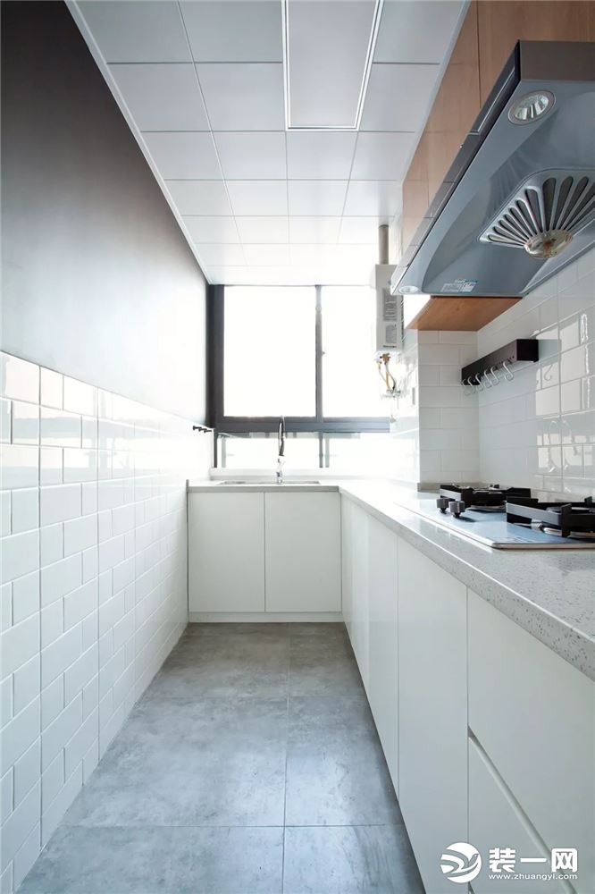 北欧风格80平米三居室厨房装修效果图