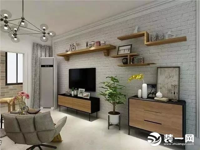 木质文化电视背景墙设计效果图