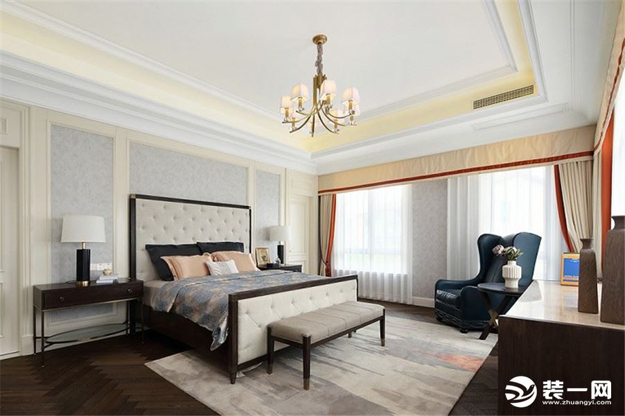 300平米新古典风格别墅卧室装修效果图