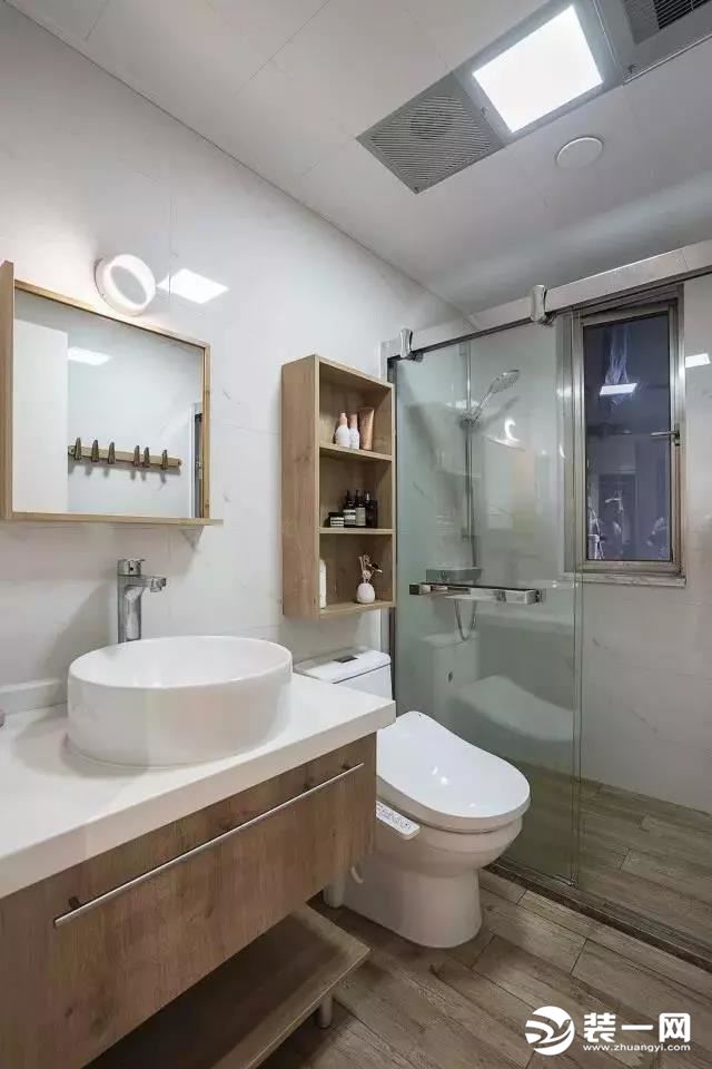 卫生间设计日式风格三居室装修效果图