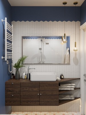 150平米新古典风格三居室卫生间装修效果图