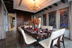 500平米东南亚风格别墅餐厅装修效果图