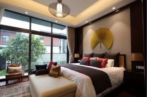 500平米东南亚风格别墅卧室装修效果图