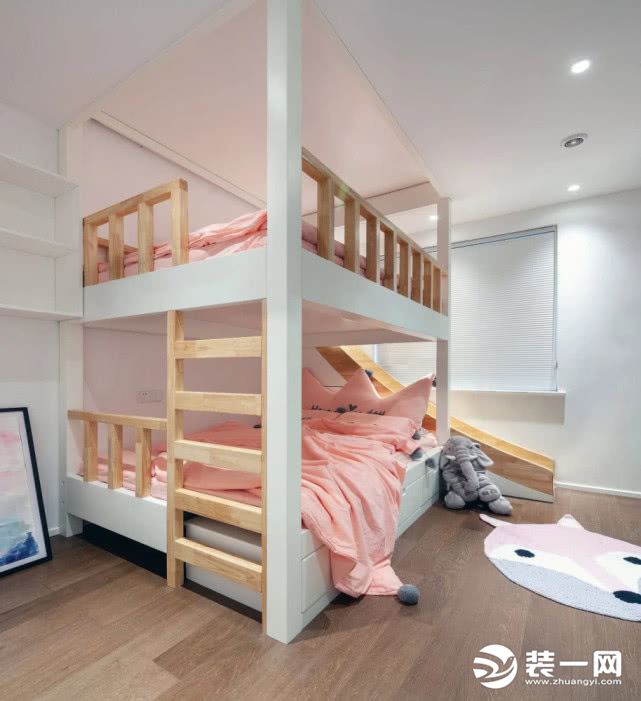 92平米二居室北欧风格儿童房卧室装修效果图