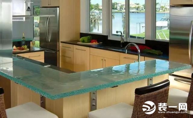 厨房台面用什么材料好厨房钢化玻璃台面详情