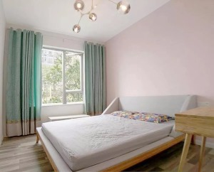 小户型北欧风格清新主卧卧室装修效果图