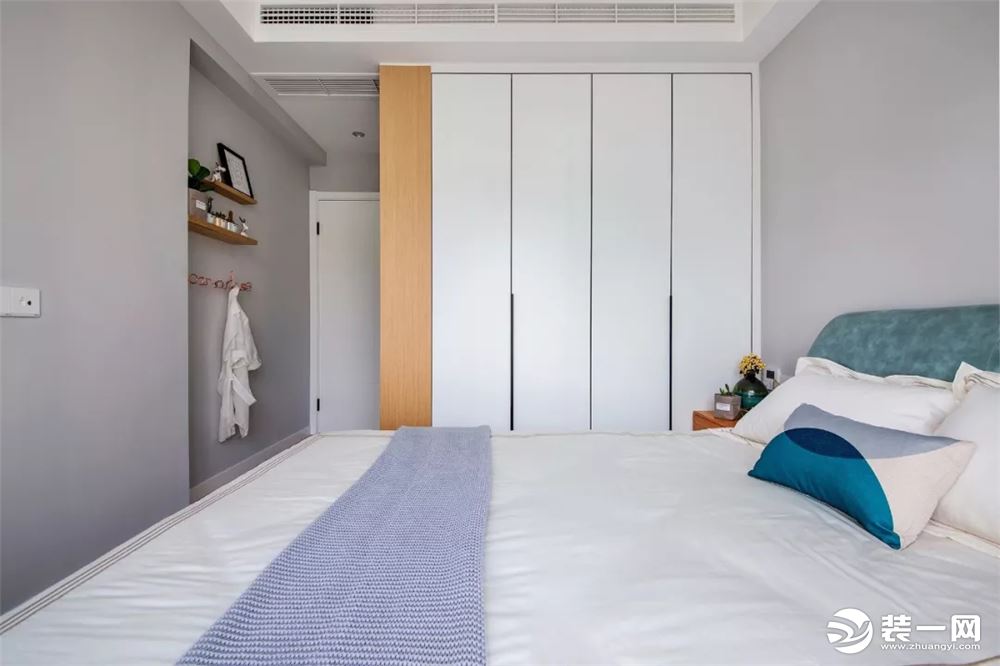 北欧风格90平米两居室卧室装修效果图