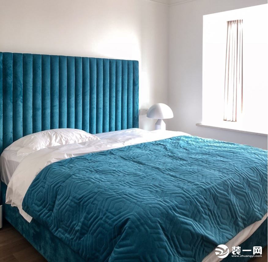 小资北欧风格粉蓝白系列搭配主卧卧室装修效果图