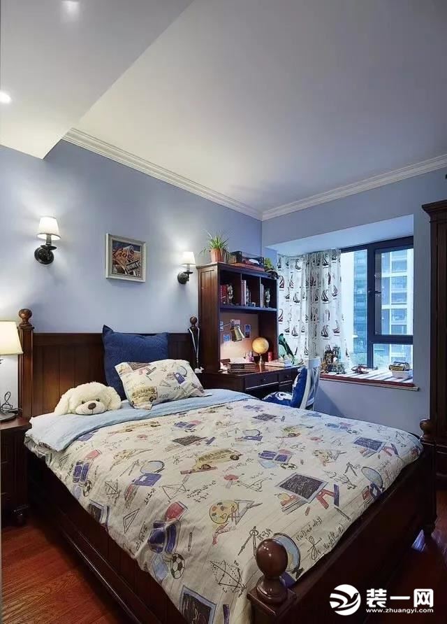98平米三居室装修图片儿童房卧室设计
