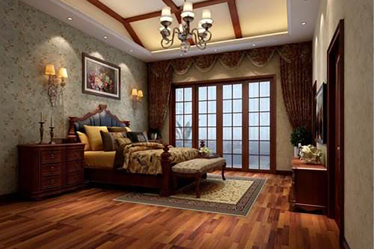 凤凰嘉园146平米欧式古典风格卧室装修案例