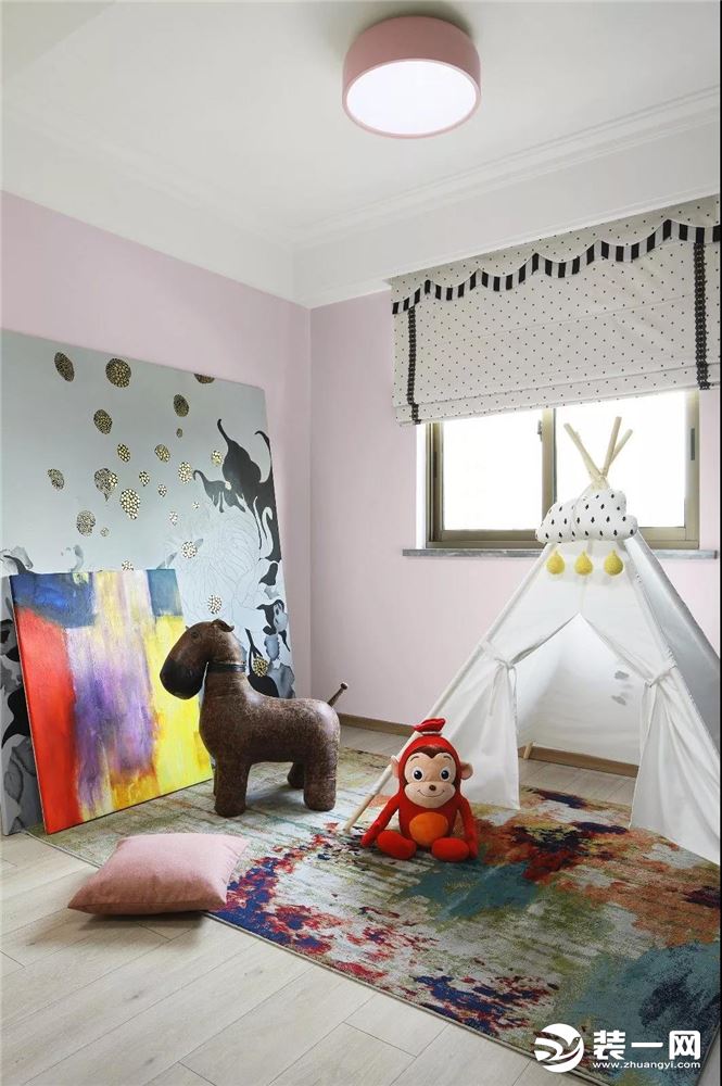 149平米四居室简约风格儿童房装修图片