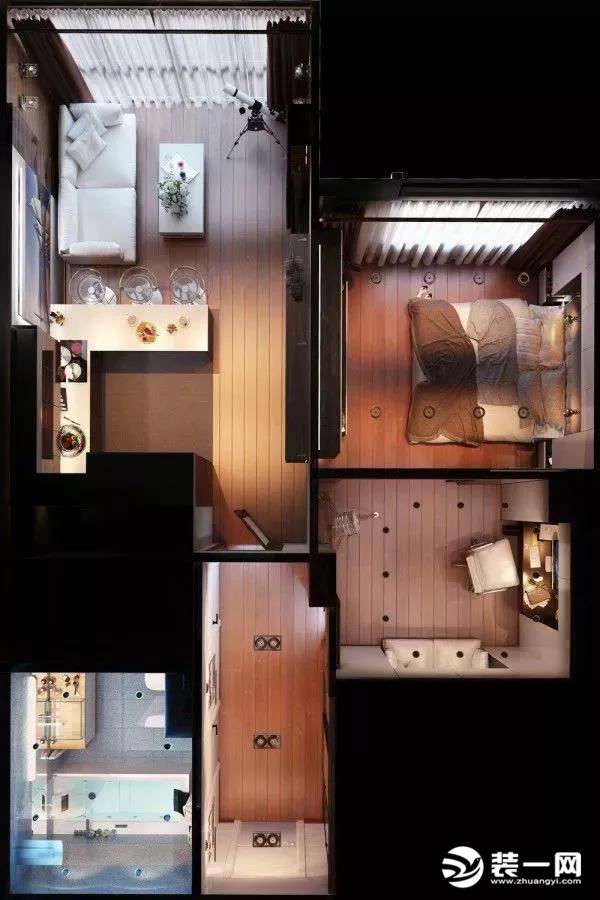 单身公寓设计图