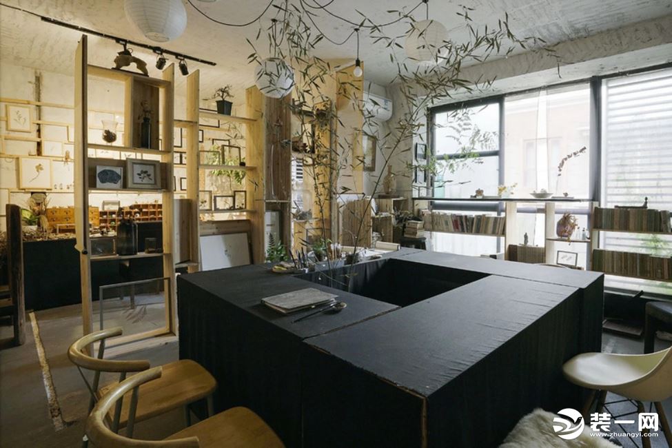 300平米别墅装修实景图客厅回形客桌设计效果图