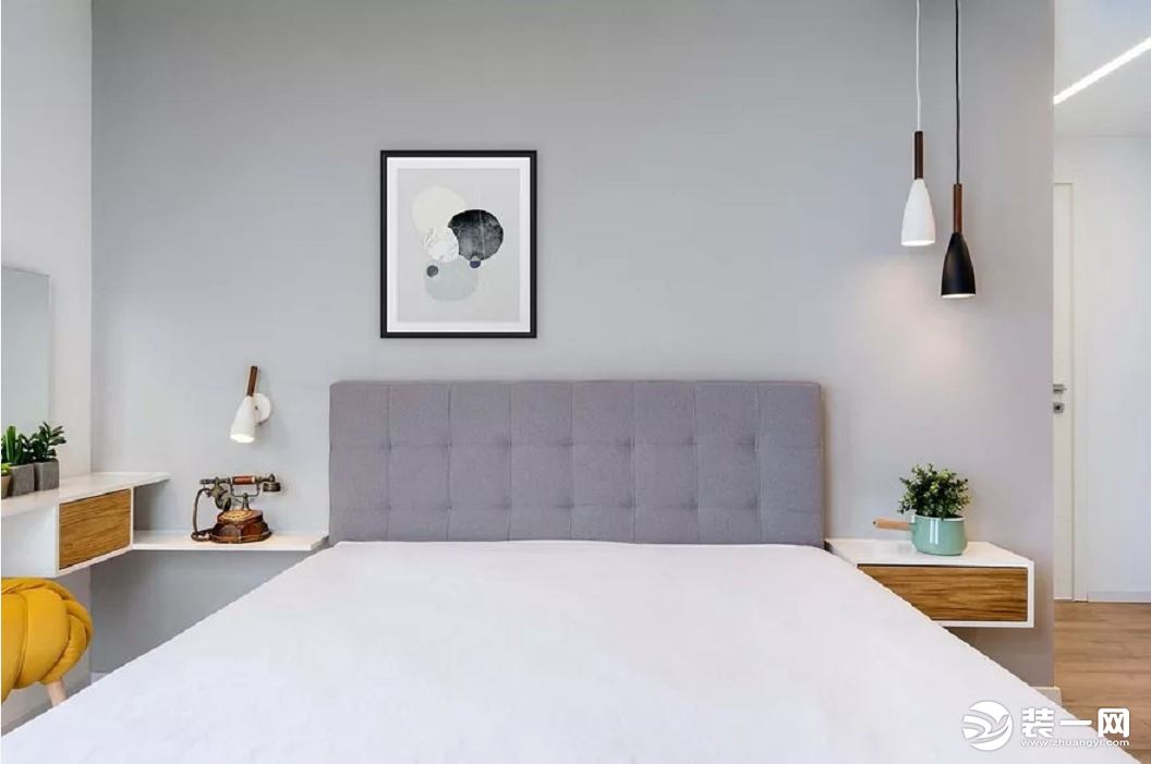 123平米北欧装修风格图片主卧卧室设计效果图展示