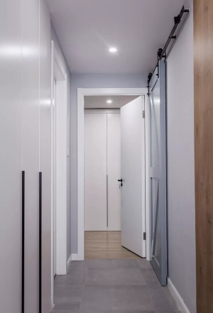 北欧风格90平米三居室走廊装修效果图