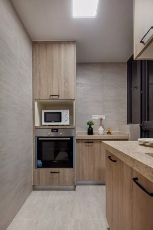 混搭风格130平米三居室厨房装修效果图