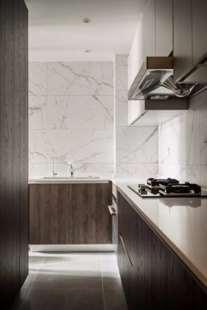 后现代台式珥本风格130平米三居室厨房装修效果图