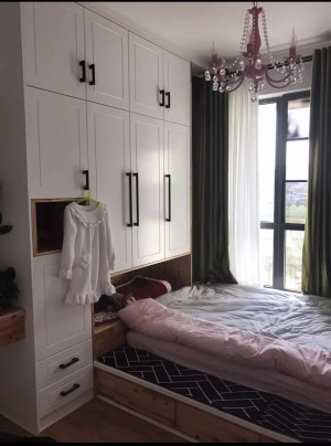 60平米小户型卧室现代风格装修图片