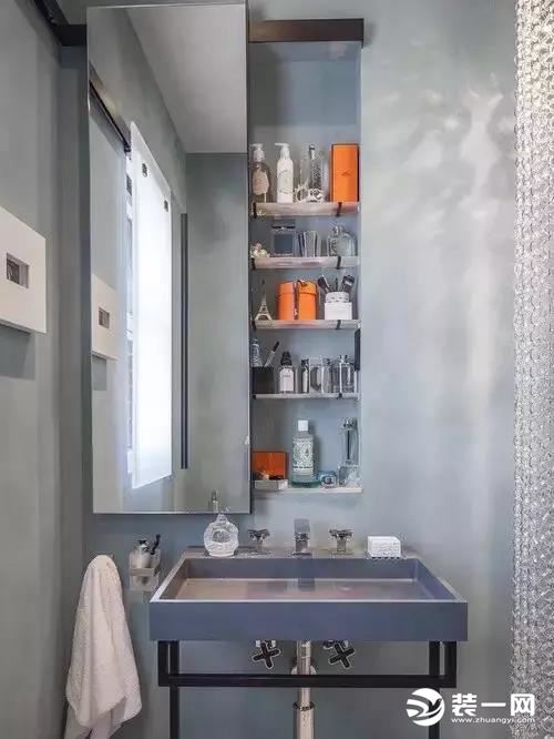 浴室柜镜子安装效果图