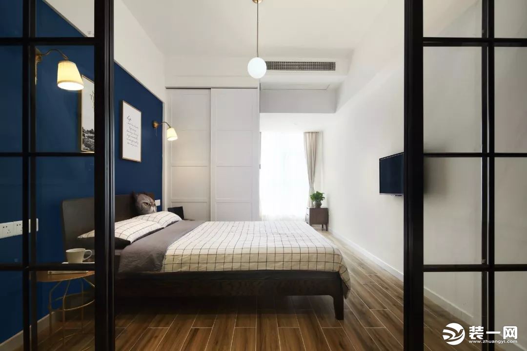 北欧风格45平米小户型单身公寓卧室装修效果图