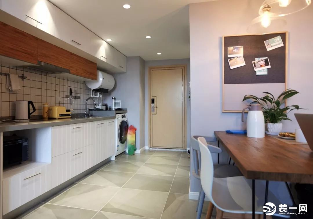 北欧风格47平米loft厨房装修效果图