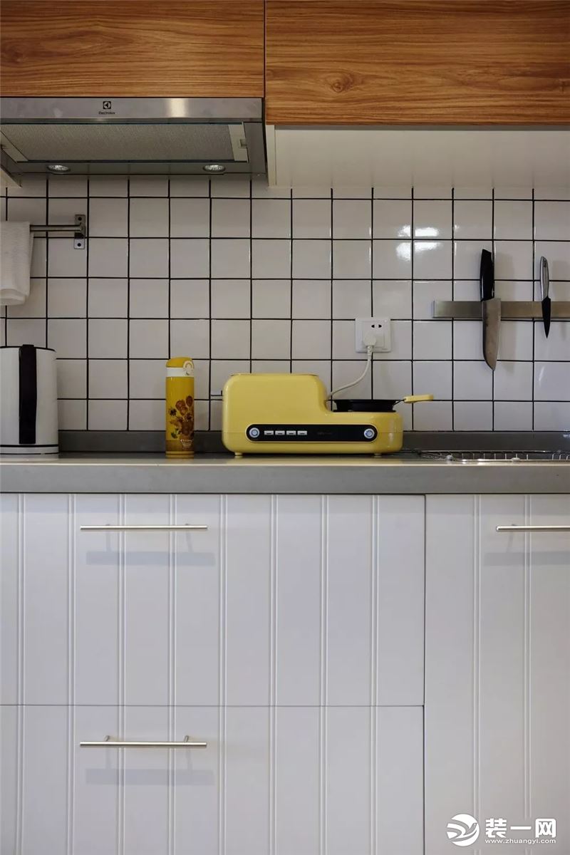 北欧风格47平米loft厨房装修效果图