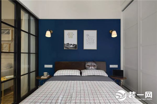北欧风格45平米一居室卧室装修图片