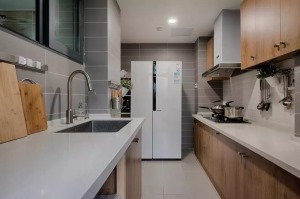 87平米两居室北欧风格厨房装修图片